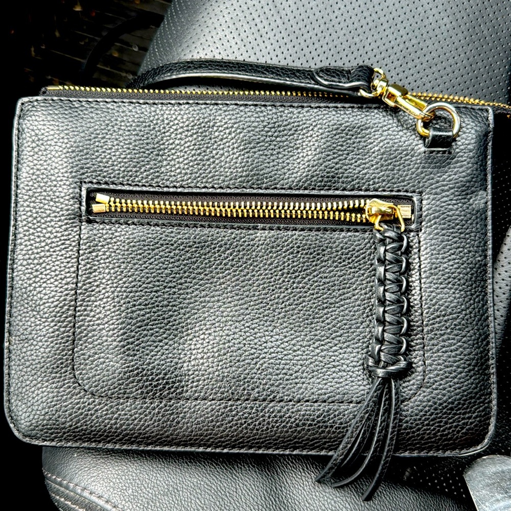 Vince Camuto Genuine Leather Mani Crossbody Purse